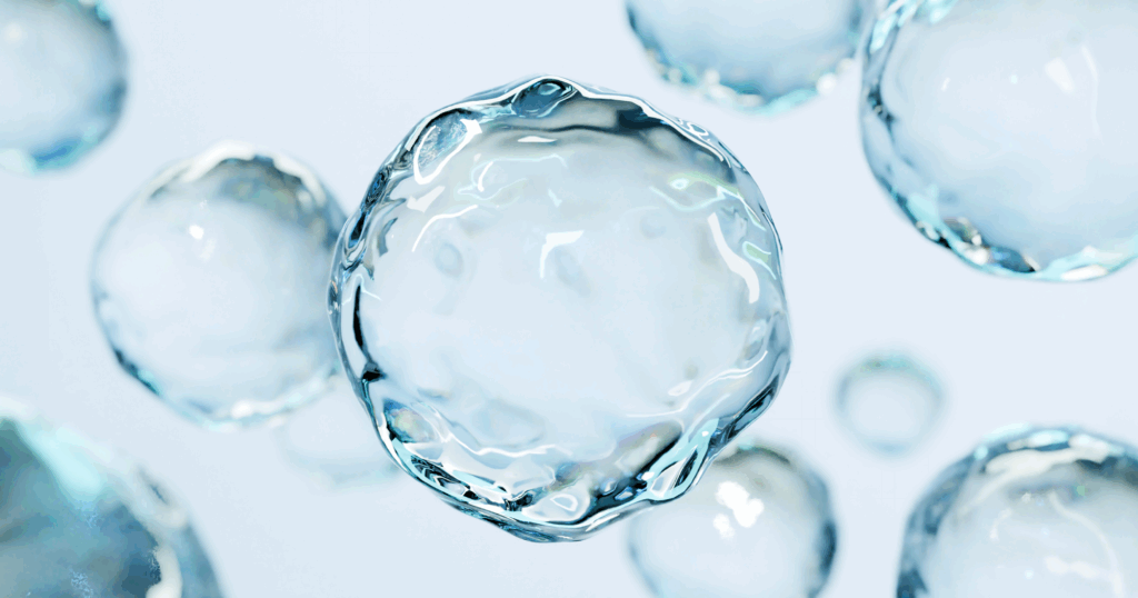 精製水の水滴のイメージ画像